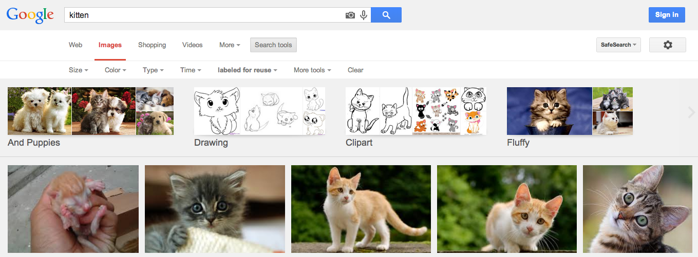 Google Images heeft nu makkelijke filteropties